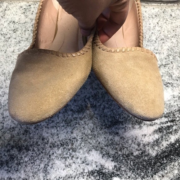Lands End Suede Flats, Size 7D - Picture 3 of 8